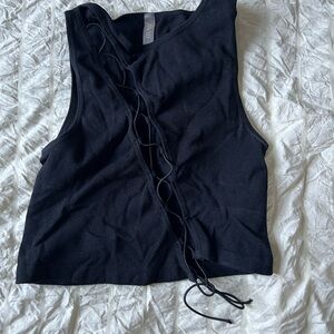 Black Sleeveless Top